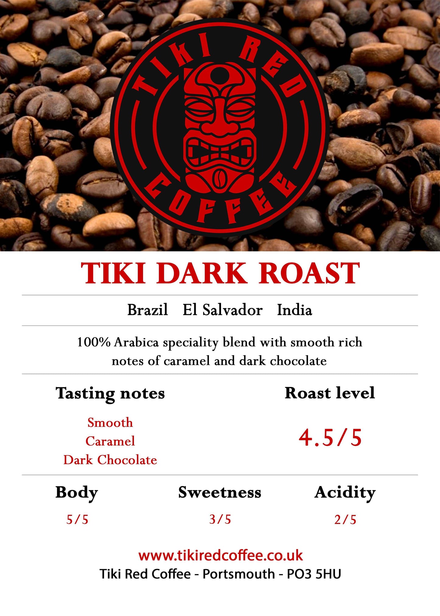 Tiki Dark Roast